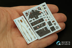 Quinta Studio QD32172 F8F-1 Bearcat 3D-Printed coloured Interior on decal paper (Trumpeter) 1/32 – imagen 9