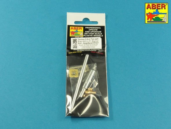 Aber 35L-296 Lufa Pak 43/3 L/71 8,8cm do Jagdpanter G1 późna lub G2 dla modeli Takom 1/35 – imagen 4