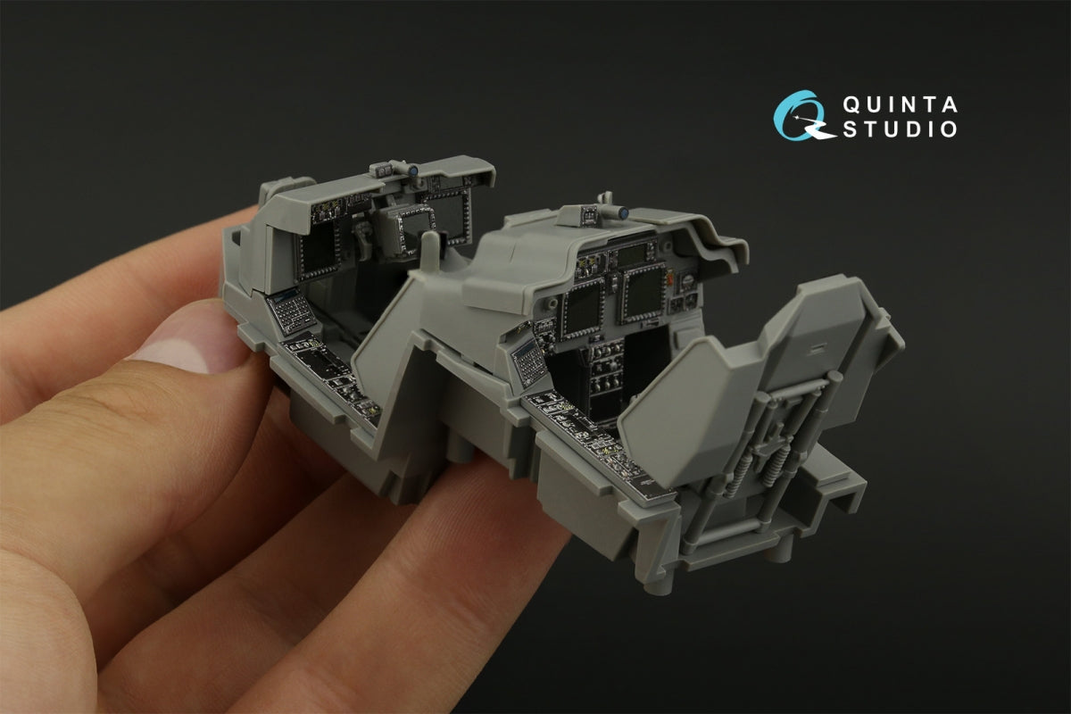 Quinta Studio QD35073 AH-64D/E 3D-Printed &amp;amp; coloured Interior on decal paper (Meng) 1/35 – imagen 9