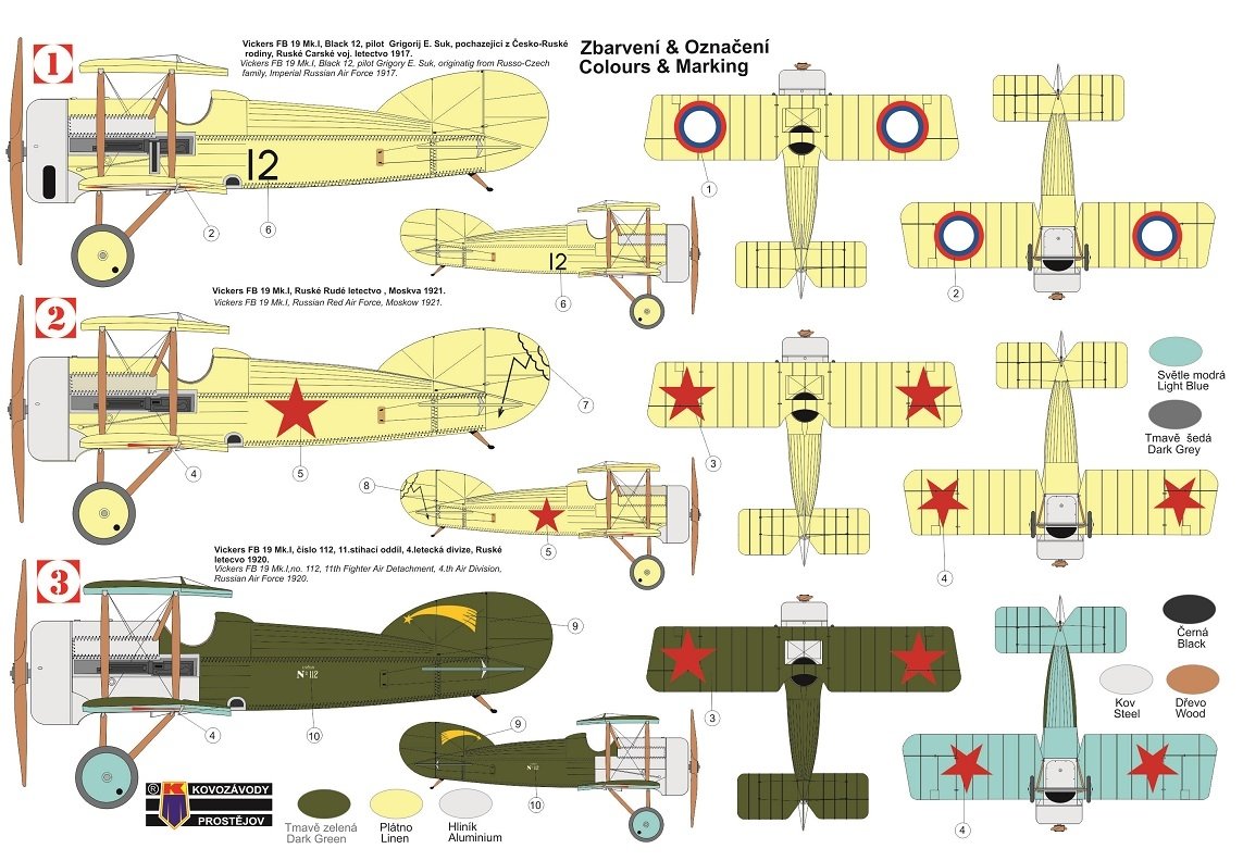 Kovozavody Prostejov KPM0251 Vickers FB-19 Mk.I „Bullet“ In Russian services 1/72 – immagine 2