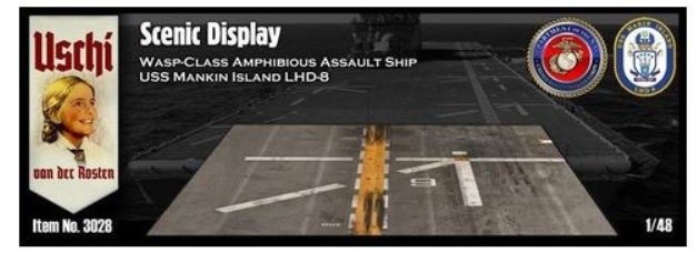 Uschi van der Rosten 3028 Makin Island LHD-8' Wasp Class rectangular 1/48