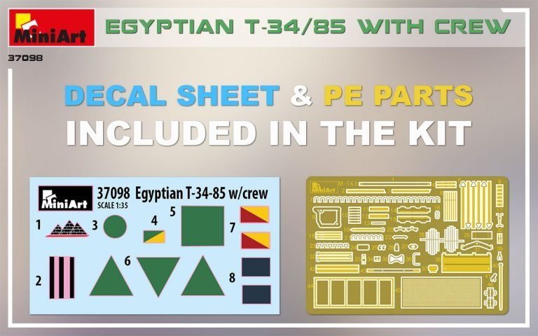 MiniArt 37098 Egyptian T-34/85 1/35 – imagen 8