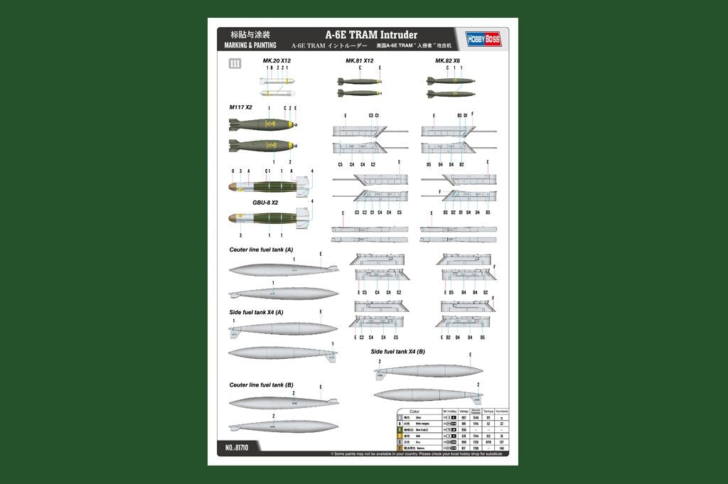 Hobby Boss 81710 A-6E TRAM Intruder – immagine 2