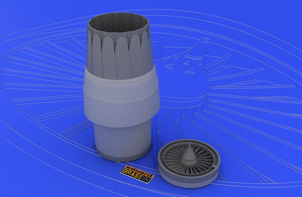 Eduard 648004 F-16CJ Block 52 engine 1/48 (Tamiya) – Bild 2