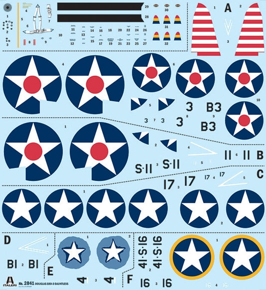 Italeri 2841 SBD-3 Dauntless 1/48