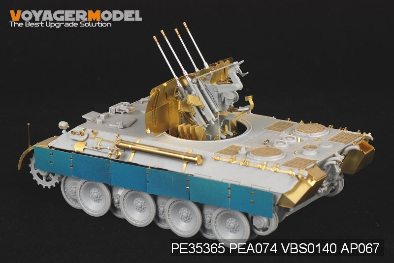 Maquette Voyager PE35365 Flak Panther Ausf D allemand de la Seconde Guerre mondiale avec Flak 38 pour DRAGON 6626 au 1/35 – image 5