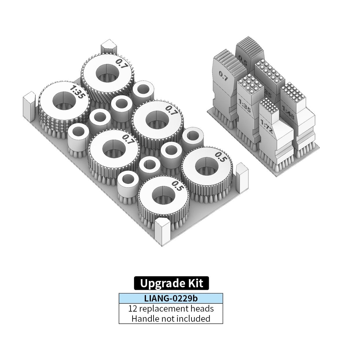 Liang 0229B Tools for Zimmerit Coat Upgrade Kit – zdjęcie 2