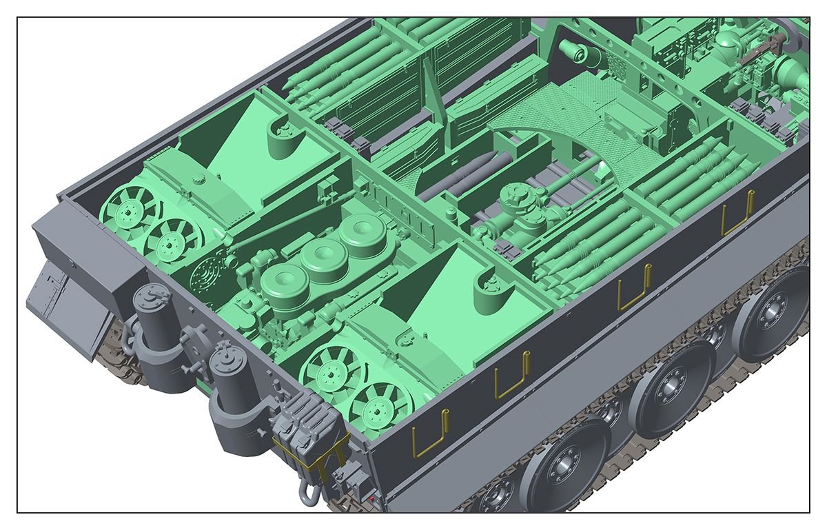 Rye Field Model 5003 Pz.kpfw.VI Ausf. E Tiger I Early Production (full interior) – imagen 2