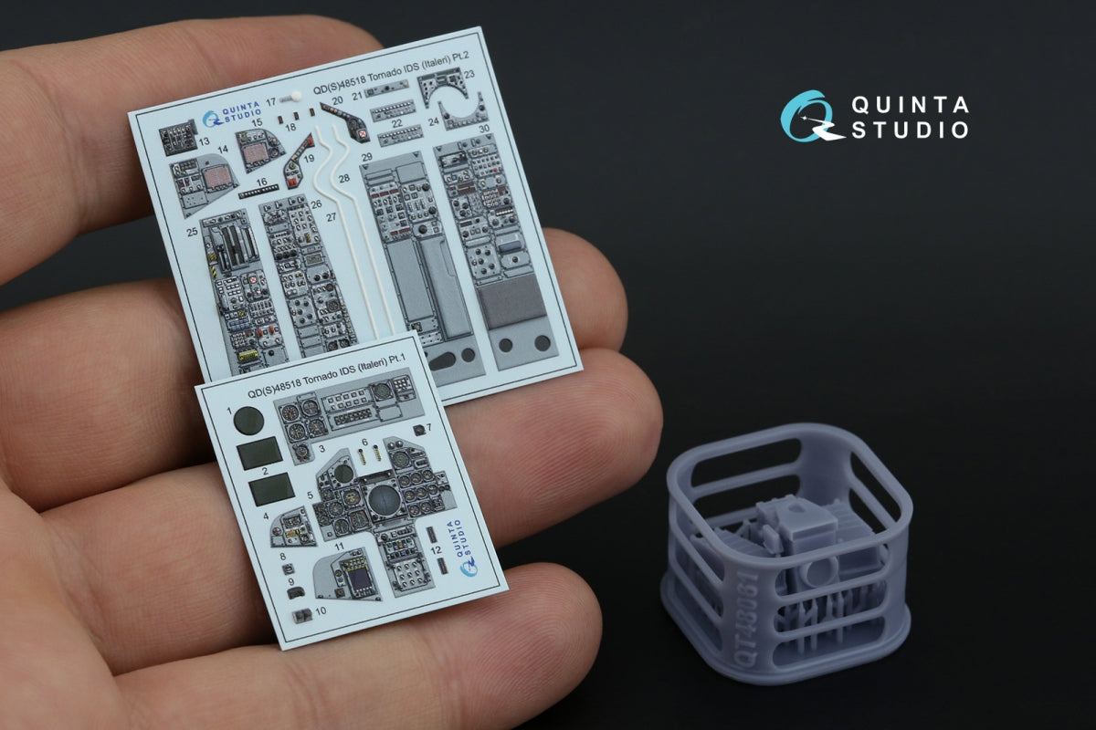 Quinta Studio QDS+48518 Tornado IDS 3D-Printed coloured Interior on decal paper (Italeri) (small version) (with 3D-printed resin parts) 1/48 – Bild 2