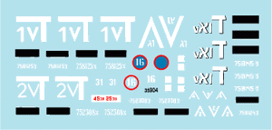 Star Decals 35-904 Israeli AFVs 1 M548A1 Alfa 1/35 – imagen 3