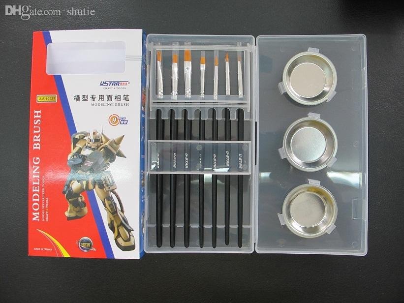 Kit de pinceaux U-Star UA-90027 10 en 1
