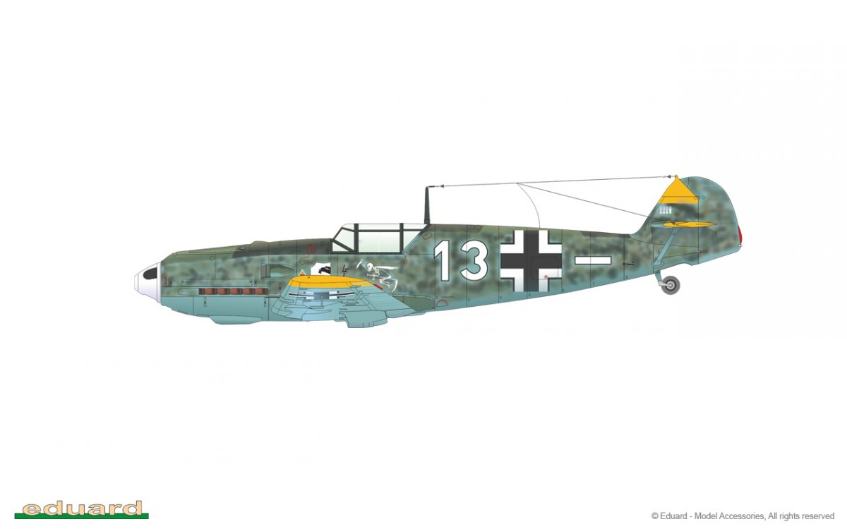 Eduard 84157 Bf 109E-3 Weekend Edition 1/48 – Bild 3