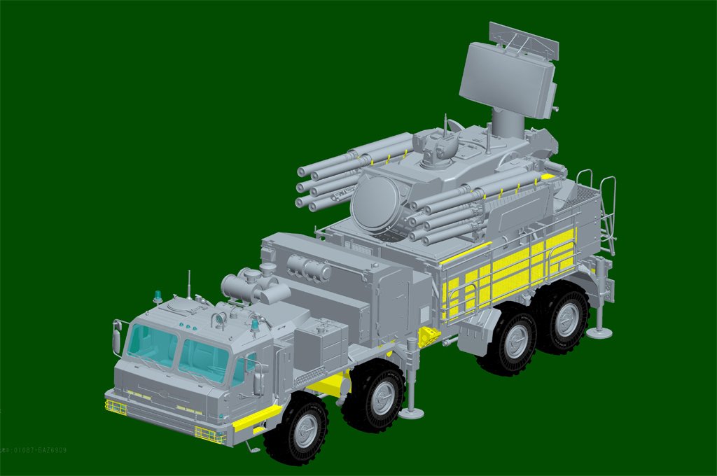 Trumpeter 01087 72V6 of 96k6 Pantsir-S1 SPAAGM BAZ-6909 1/35 – immagine 9