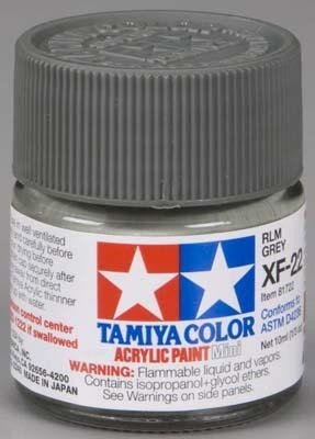 Tamiya XF22 RLM Grey (81722) Acrylic paint 10ml – Bild 2