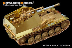 Voyager Model PE35958 WWII German self-propelled howitzer Wespe basic For TAMIYA 35200/35358 1/35 – immagine 7