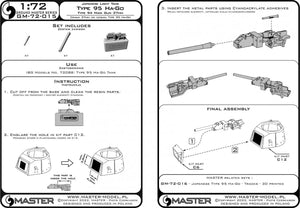 Master GM-72-015 Typ 95 Ha-Go - lufa działa 37 mm Typ 94 z mocowaniem żywicznym (do modelu IBG) 1/72 – Bild 10