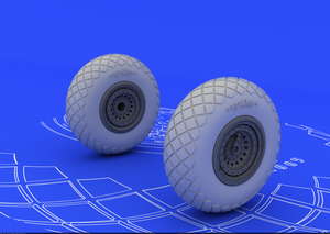 Eduard 672011 B-17G wheels 1/72 (REVELL) – imagen 2