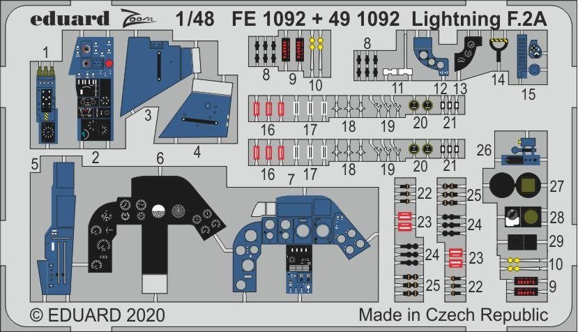 Eduard 491092 Lightning F.2A 1/48 AIRFIX