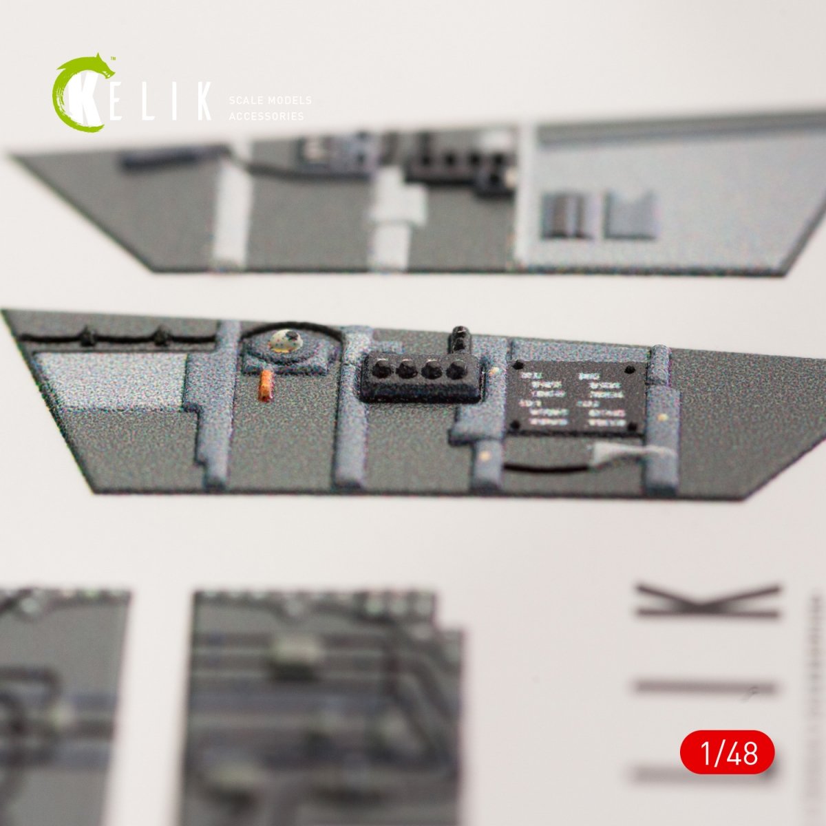 KELIK K48033 F/A-18B &amp;quot;HORNET&amp;quot; INTERIOR 3D DECALS FOR KINETIC KIT 1/48 – imagen 4