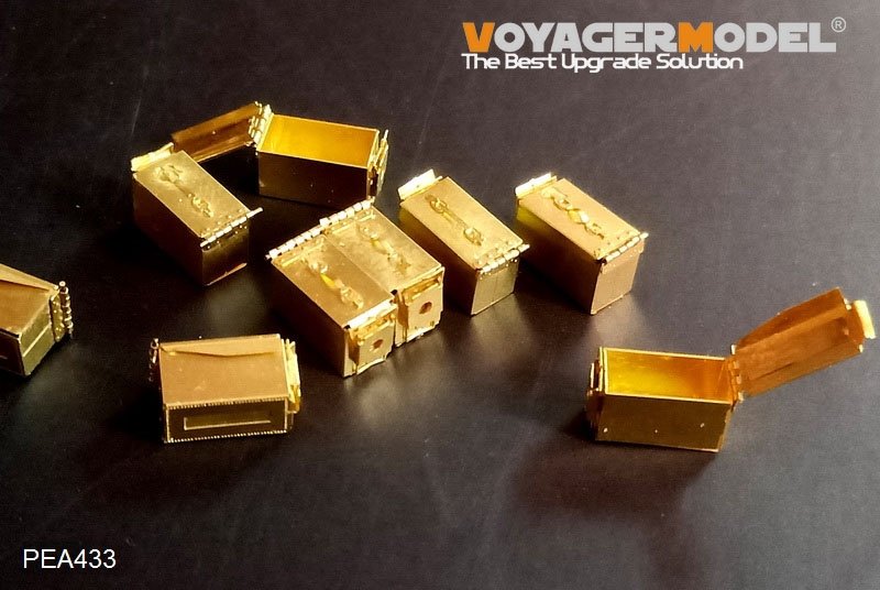 Voyager Model PEA433 Modern US ARMY Cal .50 M2 Ammunition Can Old Model Patten 1(GP) 1/35 – imagen 2