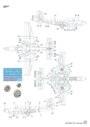 Special Hobby 72297 FH-1 Phantom Demonstration Teams and Trainers 1/72 – immagine 7