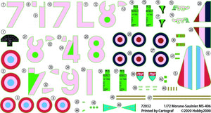 Hobby 2000 72032 Morane-Saulnier MS.406 Middle East ( Hasegawa ) 1/72 – imagen 2