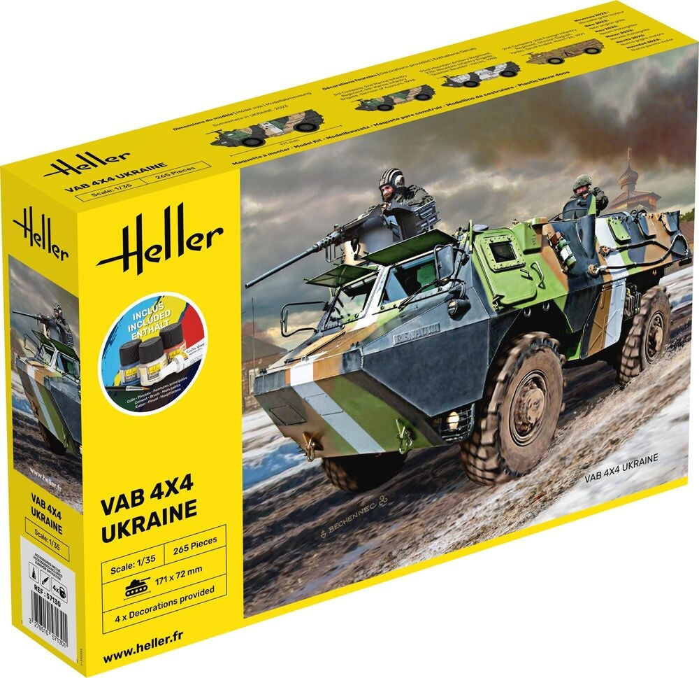 Heller 57130 VAB 4X4 Ukraine - Kit de démarrage 1/35