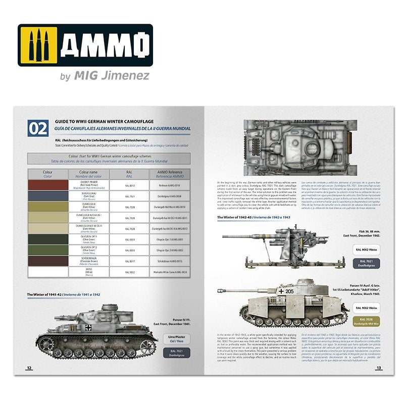 Ammo of Mig 6039 How to Paint Winter WWII German Tanks Multilingüal (Eng - Spa) – imagen 3