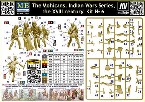 Master Box 35234 The Mohicans. Indian Wars Series, the XVIII century. Kit No 6 1/35 – zdjęcie 3