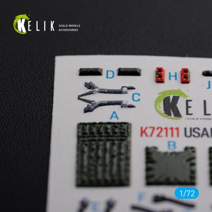 KELIK K72111 F-15E interior 3D decals for Academy kit 1/72 – immagine 11