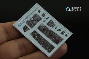 Quinta Studio QD32036 F-4D 3D-Printed &amp;amp; coloured Interior on decal paper (Tamiya) 1/32 – imagen 12