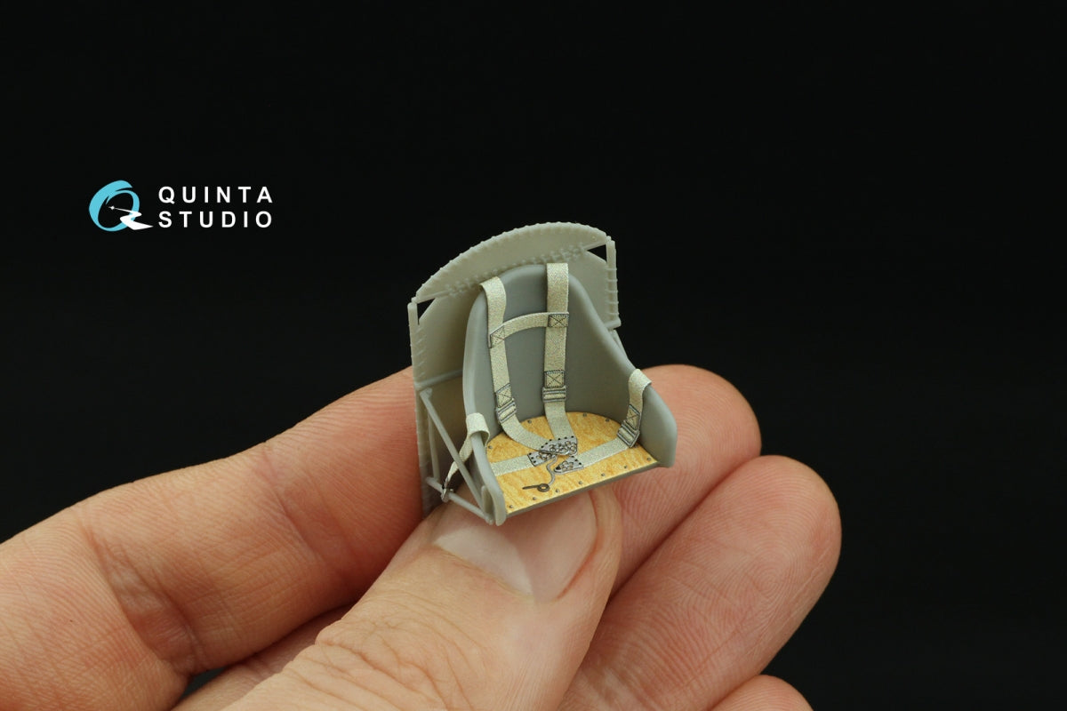 Intérieur imprimé en 3D et coloré pour Fokker D.VII (Wingnut Wings) - Quinta Studio QD32239, échelle 1/32 – image 6