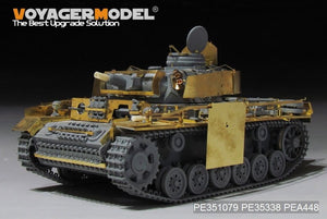 Voyager Model PE351079A WWII German Pz.KPfw.III Ausf.N basic（A ver without included Ammo）(For TAKOM 8005) 1/35 – imagen 3