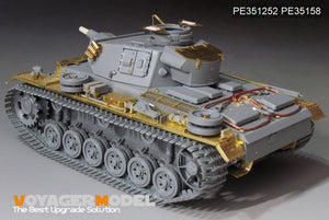 Voyager Model PE351252 WWII German Pz.KPfw.III Ausf.N early version upgrade set basic For TAKOM 8011 1/35 – imagen 5