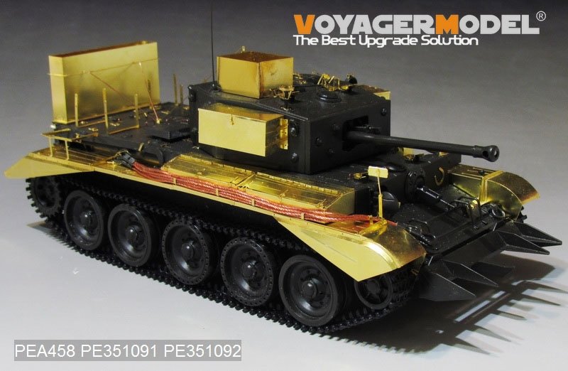Voyager Model PEA458 WWII UK Cromwell Mk. IV/Centaur C.S.Mk IV Deep Wading Trunks（For TAMIYA 35221/35232) 1/35 – Bild 11