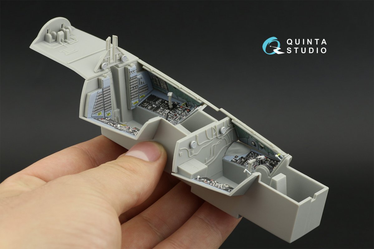 Quinta Studio QD32033 F-14D 3D-Printed &amp;amp; coloured Interior on decal paper ( Trumpeter ) 1/32 – imagen 5