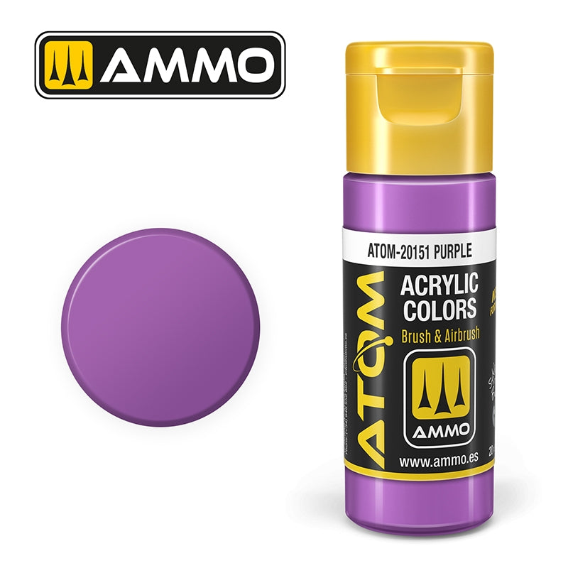 AMMO de Mig Jimenez 20151 ATOM COLOR Violet 20ml