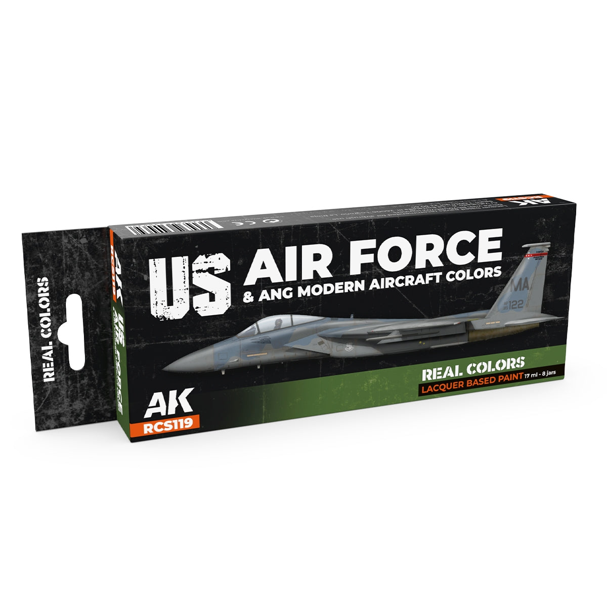 AK Interactive RCS119 US Air Force &amp;amp; ANG Modern Aircraft Colors 8x17ml