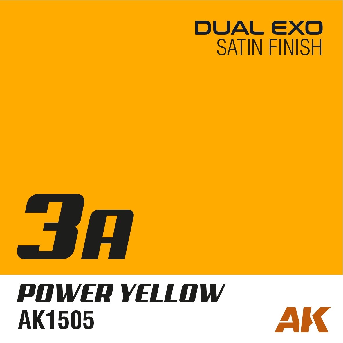 AK Interactive AK1505 DUAL EXO 3A – POWER YELLOW 60ML – image 2