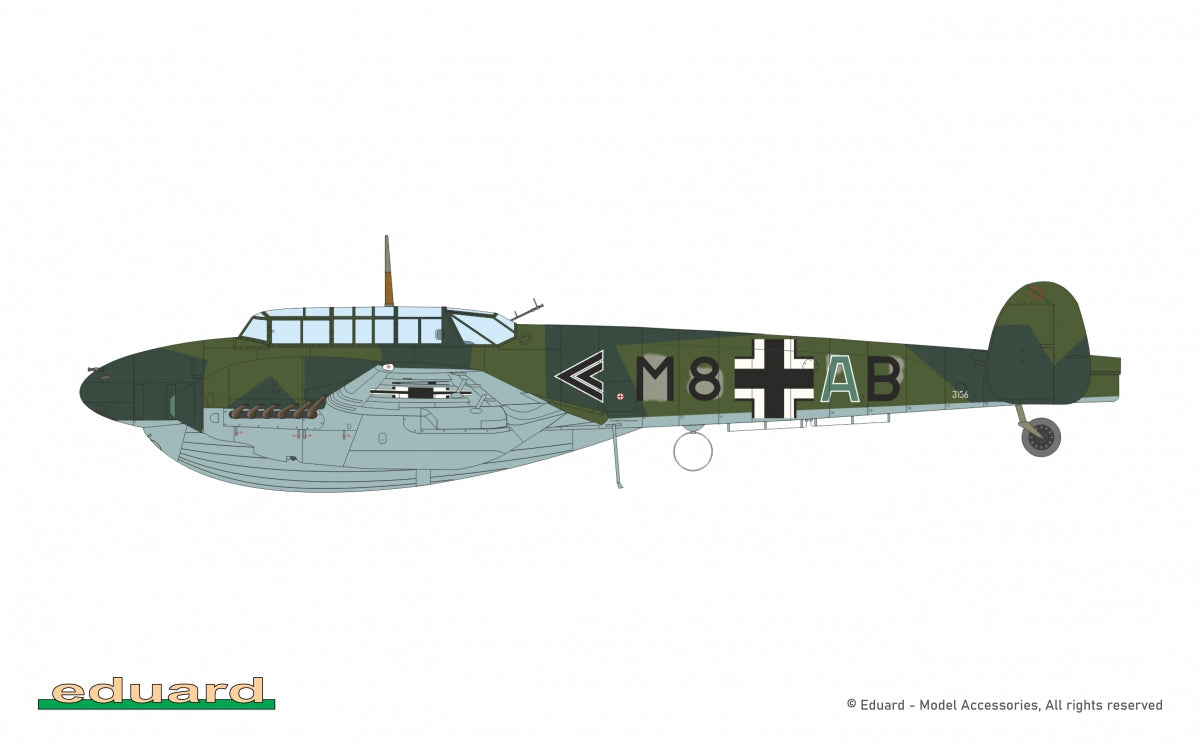 Eduard 8409 Bf 110D 1/48 – imagen 6