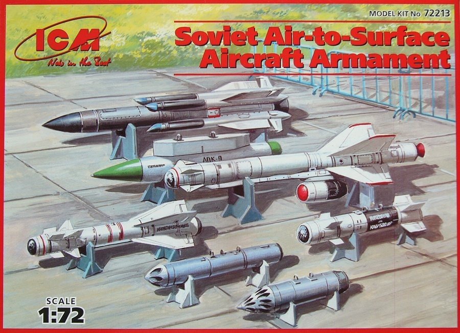 ICM 72213 Soviet Air-to-Surface Aircraft Armament 1/72