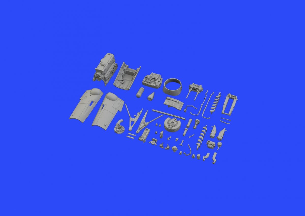 Eduard 648427 Bf 109G-6/ U4 engine TAMIYA 1/48 – image 3
