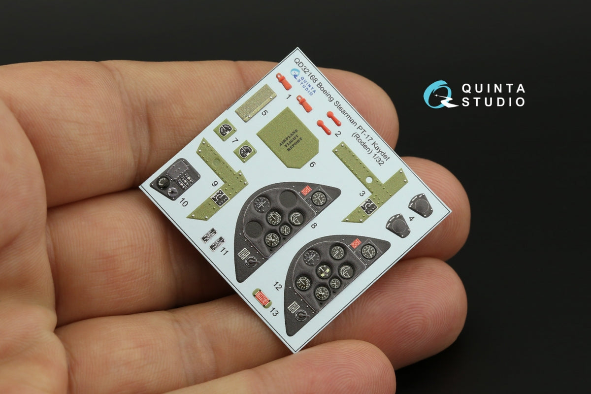 Quinta Studio QD32168 Pt-17 Kaydet 3D-Printed coloured Interior on decal paper (Roden) 1/32 – Bild 3