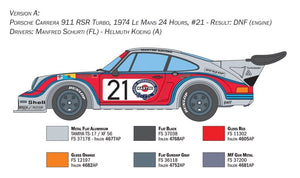 Italeri 3625 Porsche Carrera RSR Turbo 1/24 – imagen 4