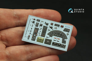 Intérieur coloré imprimé en 3D sur papier décalcomanie pour F4U-2 Corsair (Hobby Boss) Quinta Studio QD48476, échelle 1/48 – image 4