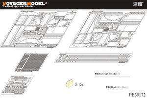 Garde-boues pour char d&amp;#39;infanterie britannique Churchill Mk.III de la Seconde Guerre mondiale, modèle Voyager PE35172, pour AFV CLUB 35153, échelle 1/35 – image 2