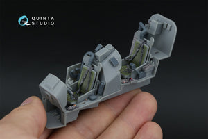 Quinta Studio QD+35153 AH-1W 3D-Printed &amp;amp; coloured Interior on decal paper (Trumpeter) (with 3D-printed resin parts) 1/35 – zdjęcie 4