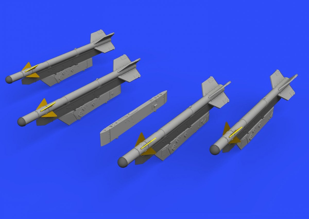Missiles R-3S avec pylônes pour MiG-21 Eduard 672186 EDUARD 1/72