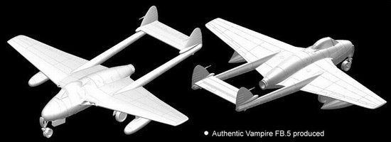 Cyber-Hobby 5085 DH Vampire FB.5 (1/72) – image 3