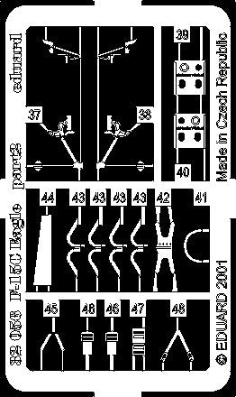 Eduard 32056 F-15C 1/32 Tamiya – imagen 2